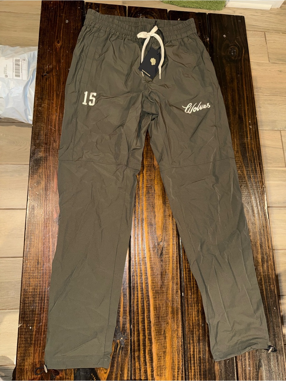 Darc Sport olive green cinch track pants